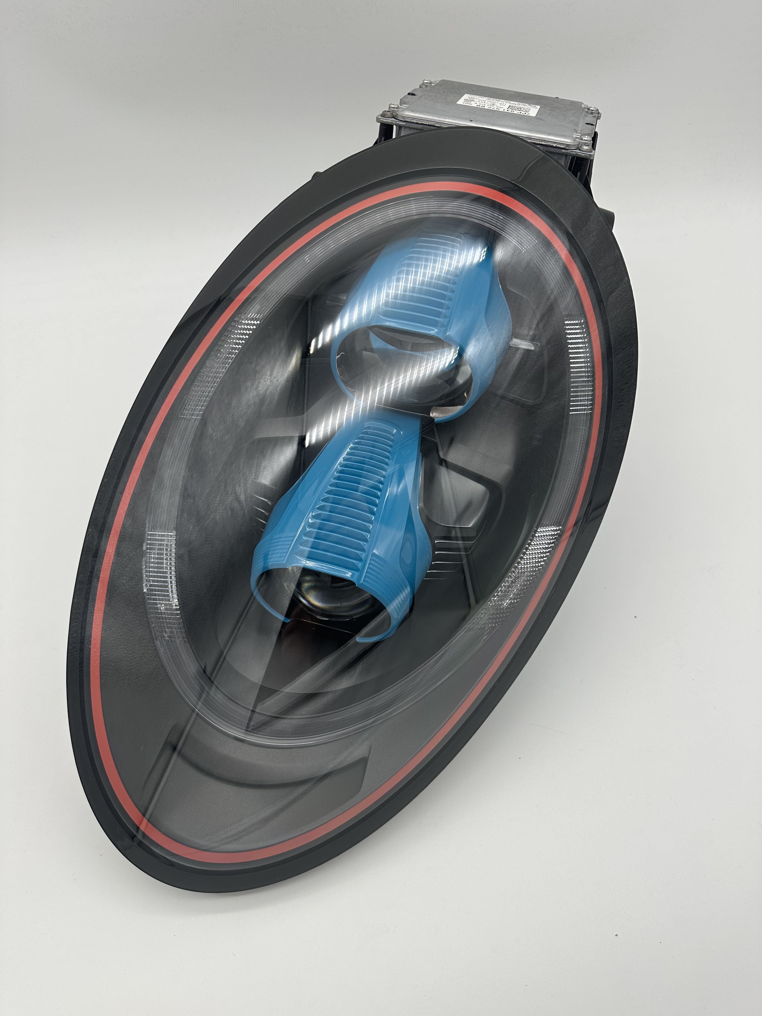 Авторский дизайн окрас масок фар Porsche 911