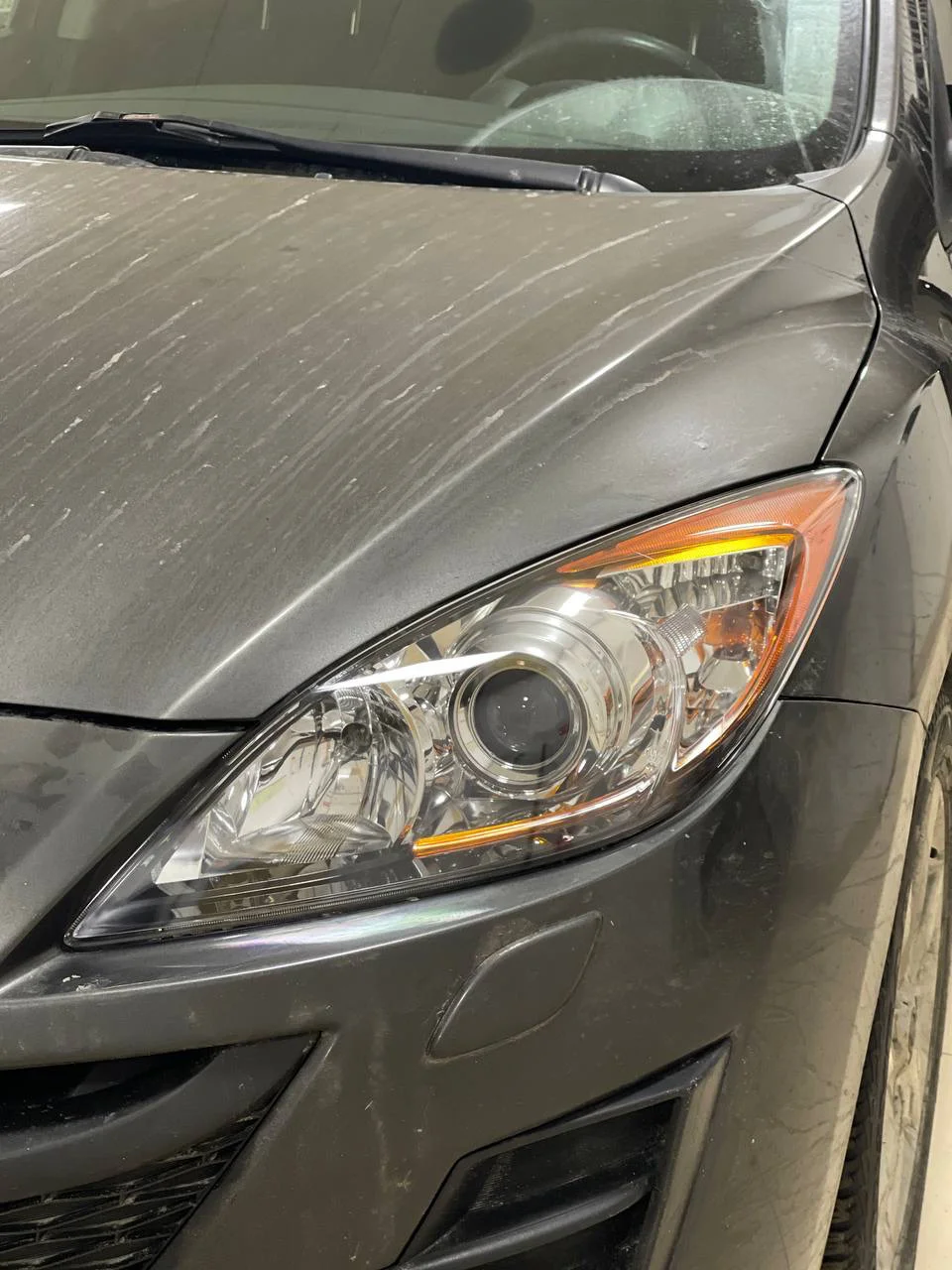 Очистка и восстановление стёкол фар Mazda 3 Очистка и восстановление стёкол фар Mazda 3