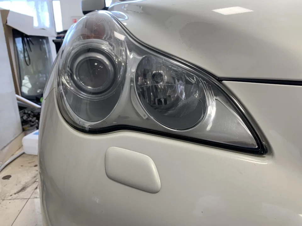 Улучшение света Infiniti QX50: установка лазерных модулей и LED-ламп Улучшение света Infiniti QX50: установка лазерных модулей и LED-ламп
