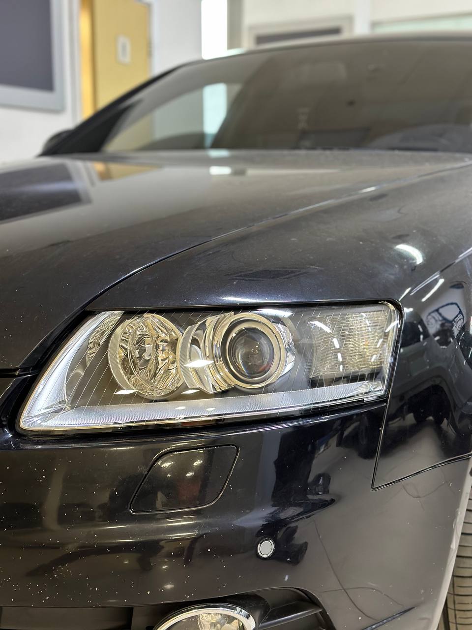 Улучшение света фар AUDI A6 Улучшение света фар AUDI A6